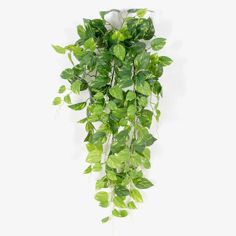 Fire Retardant Anti-UV Outdoor Artificial Green Leaves Hanging Plant