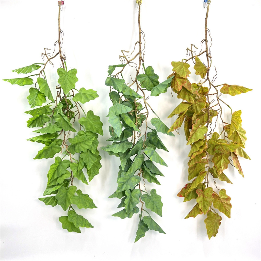 Artificial Fern Foliage Willow Rattan Faux IVY Leaves Vines Wall Hanging Plant