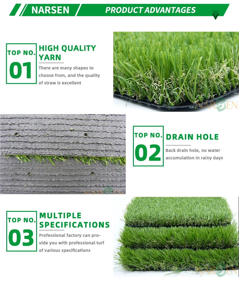 Cheap Chinese Wall Carpet Landscape Mat Football Artificial Grass Turf Synthetic Lawn Synthetic Grass Outdoor Artificial Grass