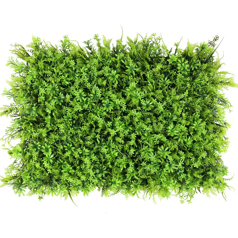 Artificial Grass Wall Panels Plastic Greenery Plant Wall Grass Artificial Grass Wall Backdrop