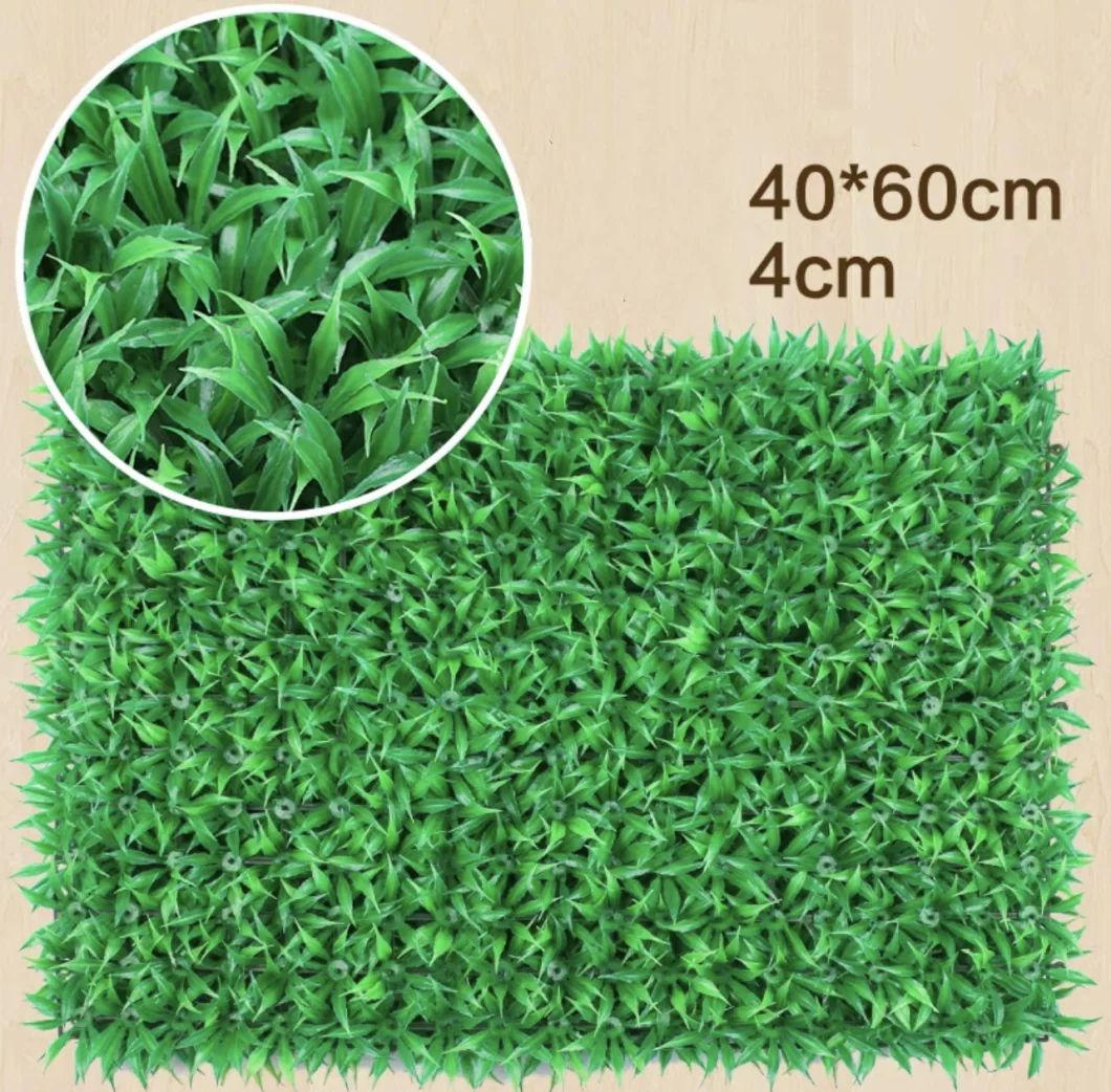 Factory Nontoxic Artificial Plant Wall Landscape Artificial Grass for Decoration