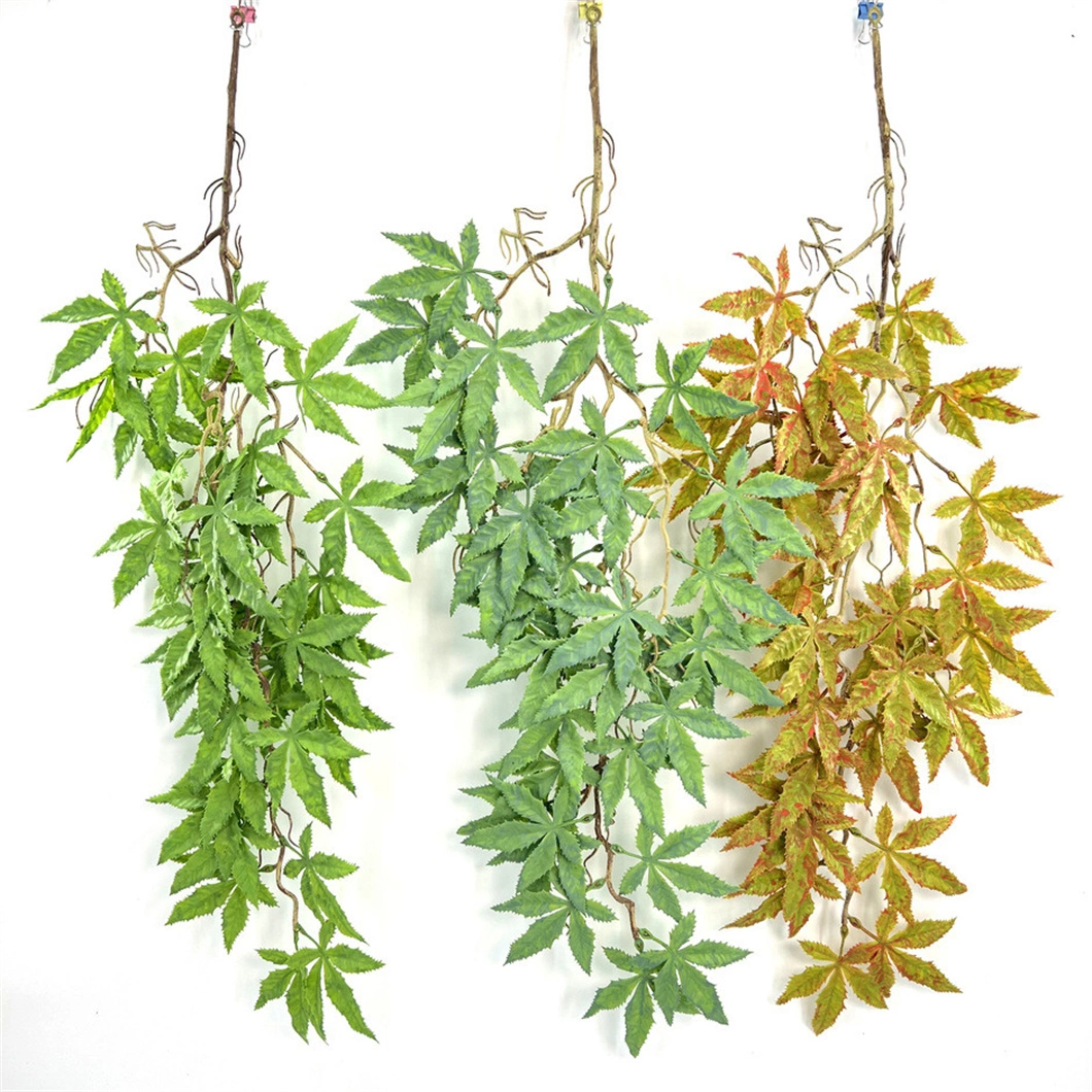 Artificial Willow Rattan Faux IVY Leaves Wall Fern Foliage Vines Hanging Succulent Plant