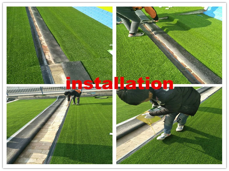 Cheapest Plastic Fake Artificial Synthetic Football Grass 10mm for Garden Project Wall Decoration